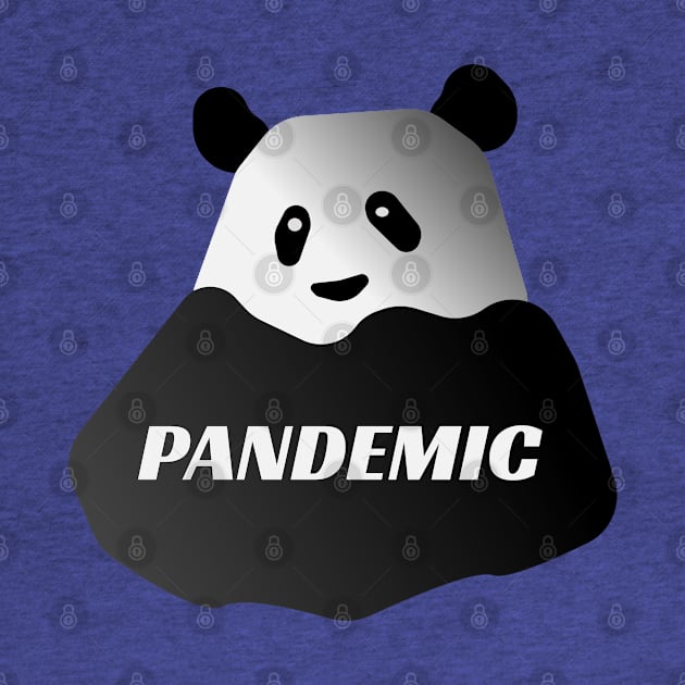 Pandemic Panda (royal blue) by Davey's Designs